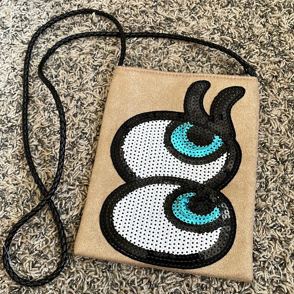 Sequin Eyes Pouch purse